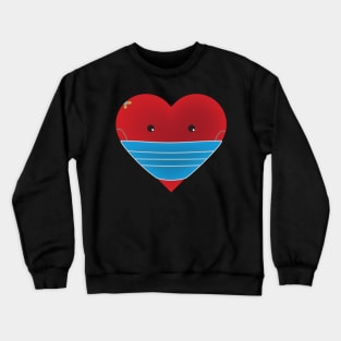 Masked Heart Crewneck Sweatshirt